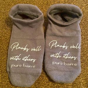 Pure Barre Grip Socks S/M Planks well with others like new condition